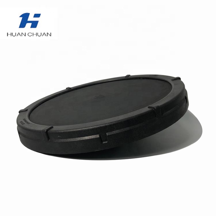 Round exhaust disc air diffuser for aeration with check valve